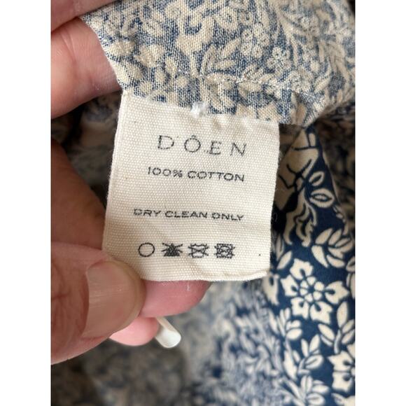 DOEN Amoret Top in Blue Prancing Fawn XS - Picture 8 of 10